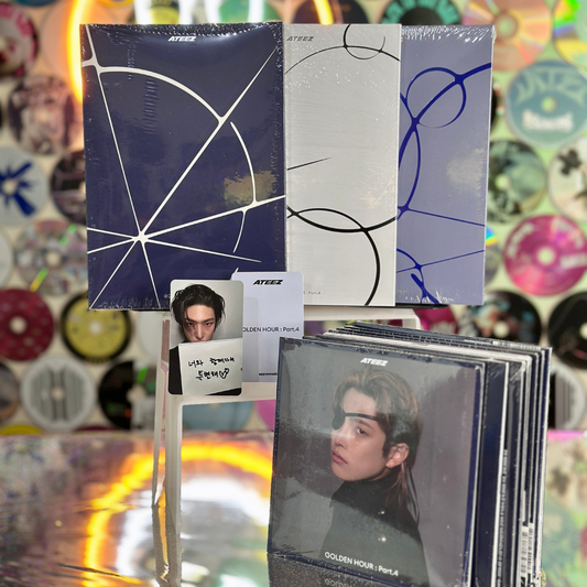 ATEEZ - 13TH MINI ALBUM [GOLDEN HOUR : Part.4] + APPLEMUSIC GIFT