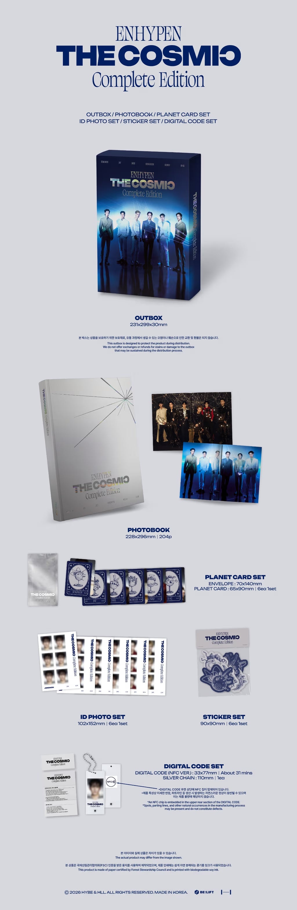 (PREVENTA) ENHYPEN - [COMPLETE EDITION : The Cosmic]