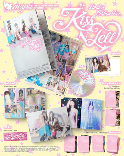 (PREVENTA) aespa - Japan 1st Mini Album [Kiss N Tell]