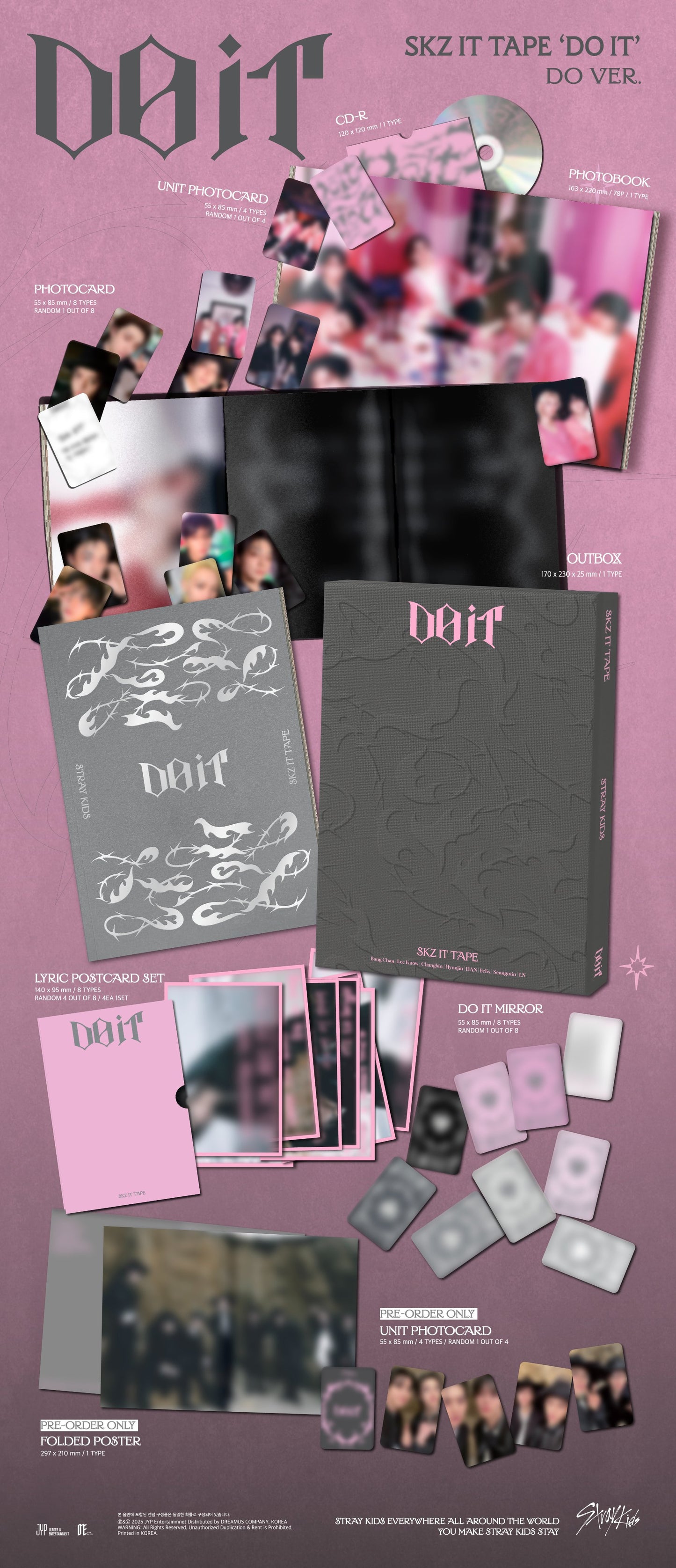 (PREVENTA) STRAY KIDS - SKZ IT TAPE [DO IT]