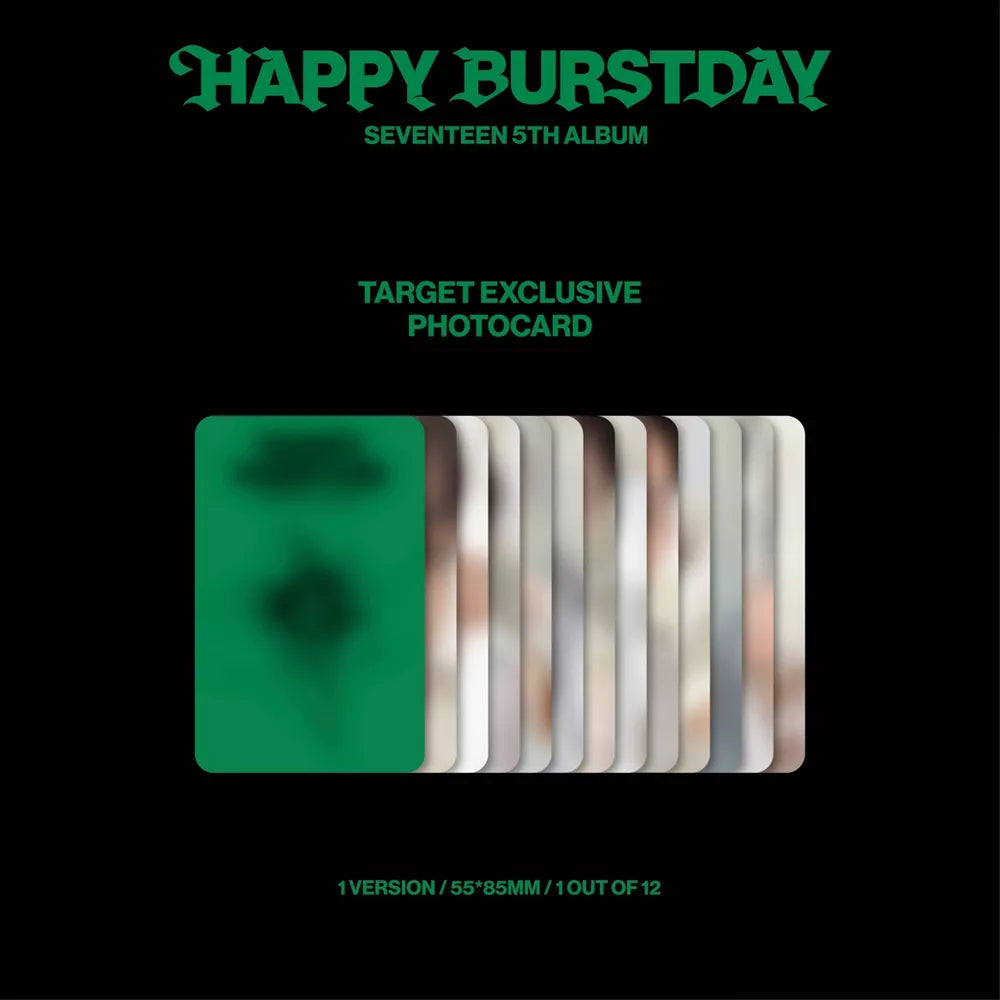 SEVENTEEN - 5th Album ‘HAPPY BURSTDAY’ (TARGET EXCLUSIVE)