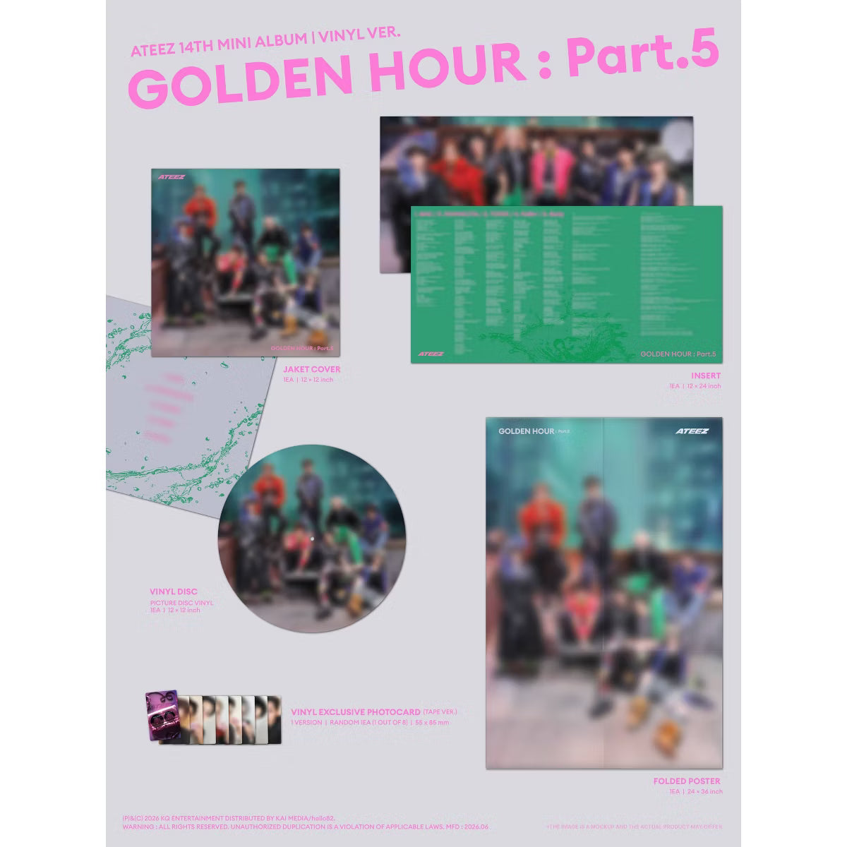 (PREVENTA) ATEEZ - 14th mini album - GOLDEN HOUR: PART.5 (TARGET EXCLUSIVE)