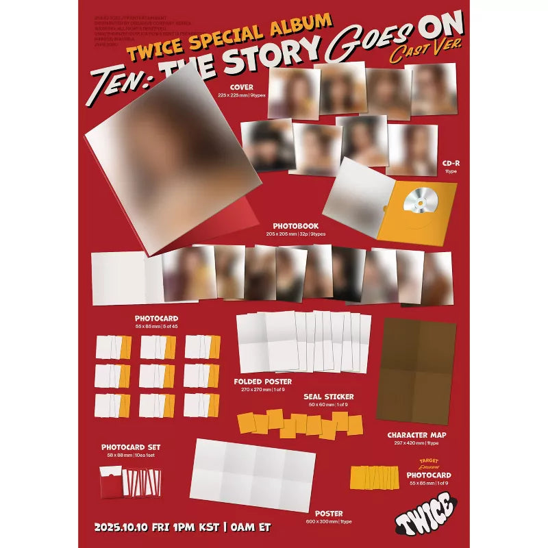 (PREVENTA) TWICE - Special Album [TEN: The Story Goes On] (TARGET EXCLUSIVE)