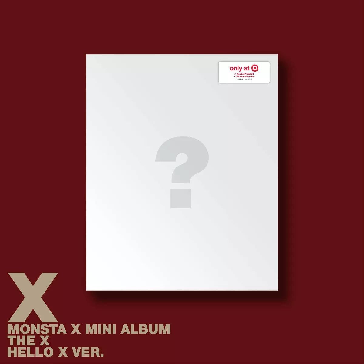 (PREVENTA) MONSTA X - 13TH MINI ALBUM [THE X] (TARGET EXCLUSIVE)