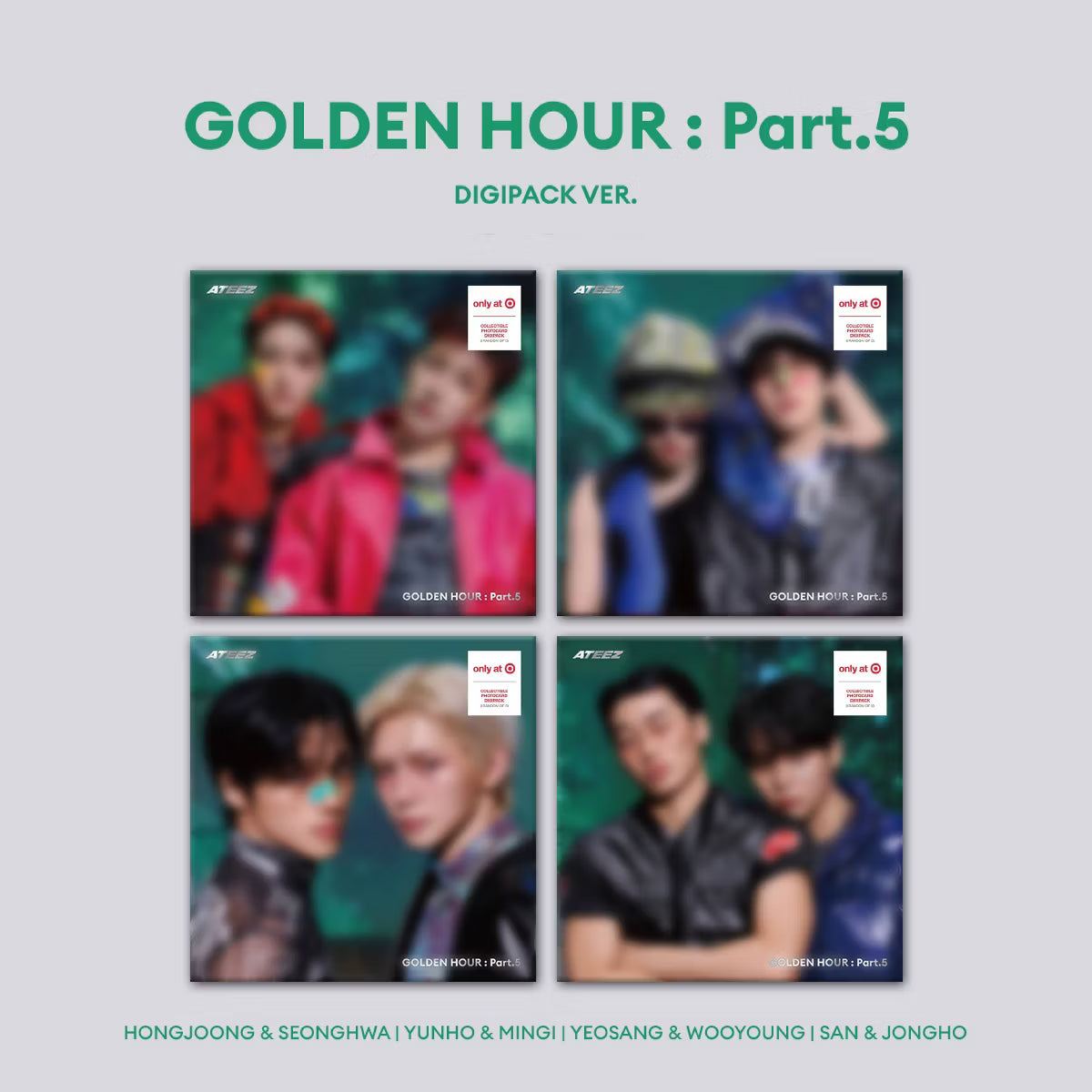 (PREVENTA) ATEEZ - 14th mini album - GOLDEN HOUR: PART.5 (TARGET EXCLUSIVE)