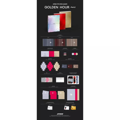 ATEEZ - 11th Mini Album [GOLDEN HOUR : Part.2] (TARGET EXCLUSIVE)