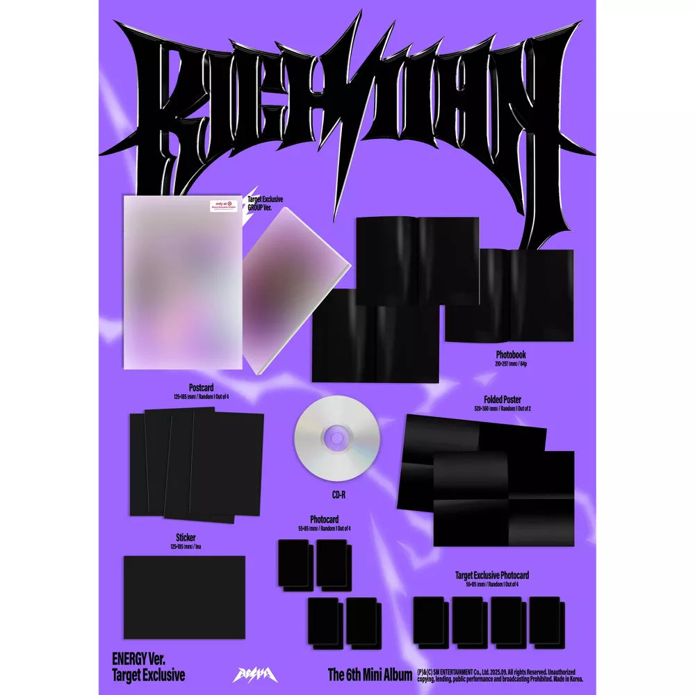 (PREVENTA) AESPA - 6th Mini Album [RICH MAN] (ENERGY Ver.) (Target Exclusive)