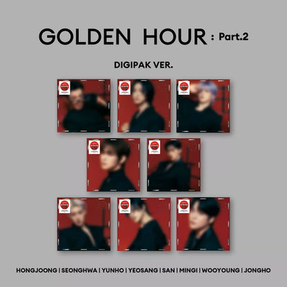 ATEEZ - 11th Mini Album [GOLDEN HOUR : Part.2] (TARGET EXCLUSIVE)