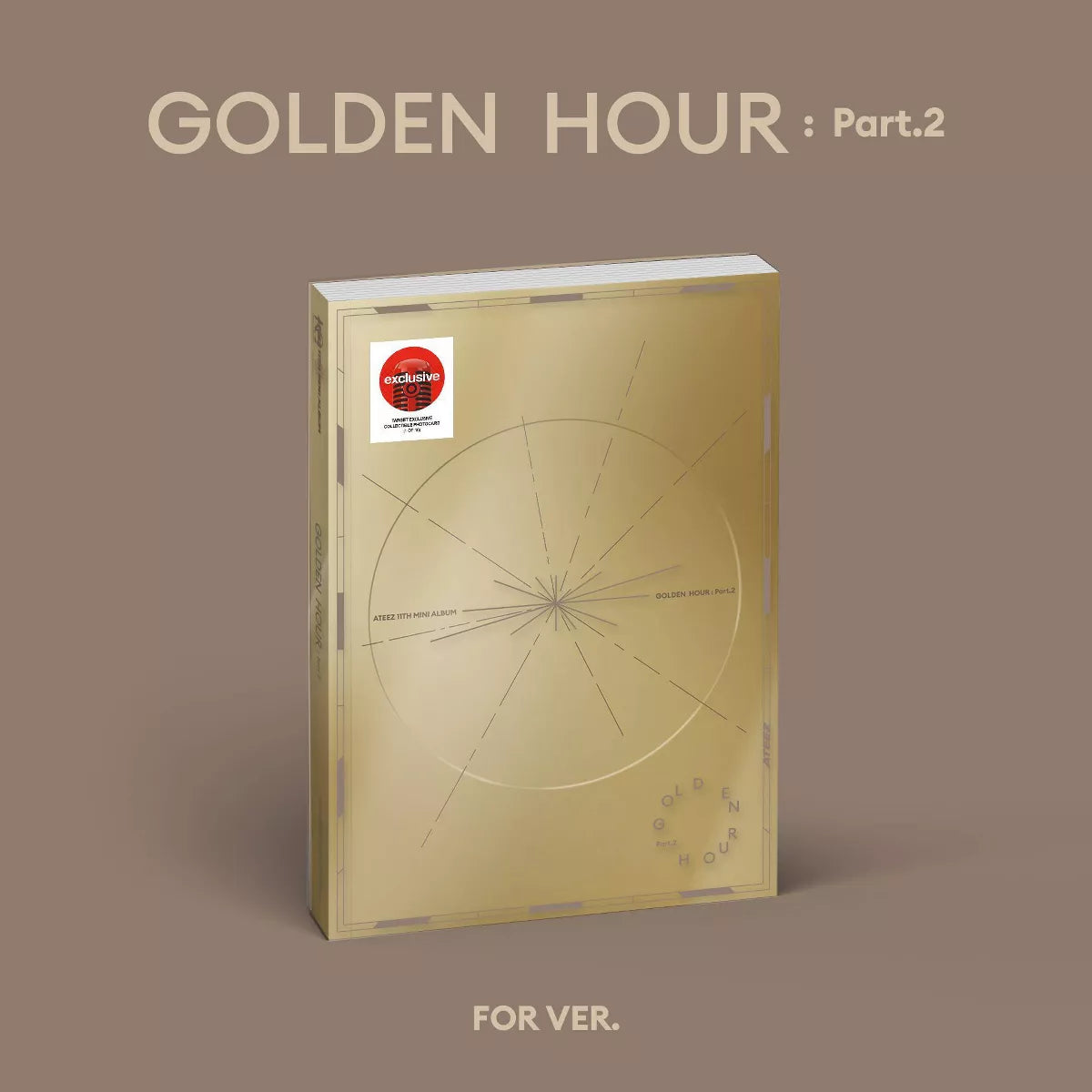 ATEEZ - 11th Mini Album [GOLDEN HOUR : Part.2] (TARGET EXCLUSIVE)