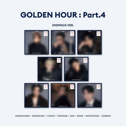 (PREVENTA) ATEEZ - 13TH MINI ALBUM [GOLDEN HOUR : Part.4] (TARGET EXCLUSIVE)