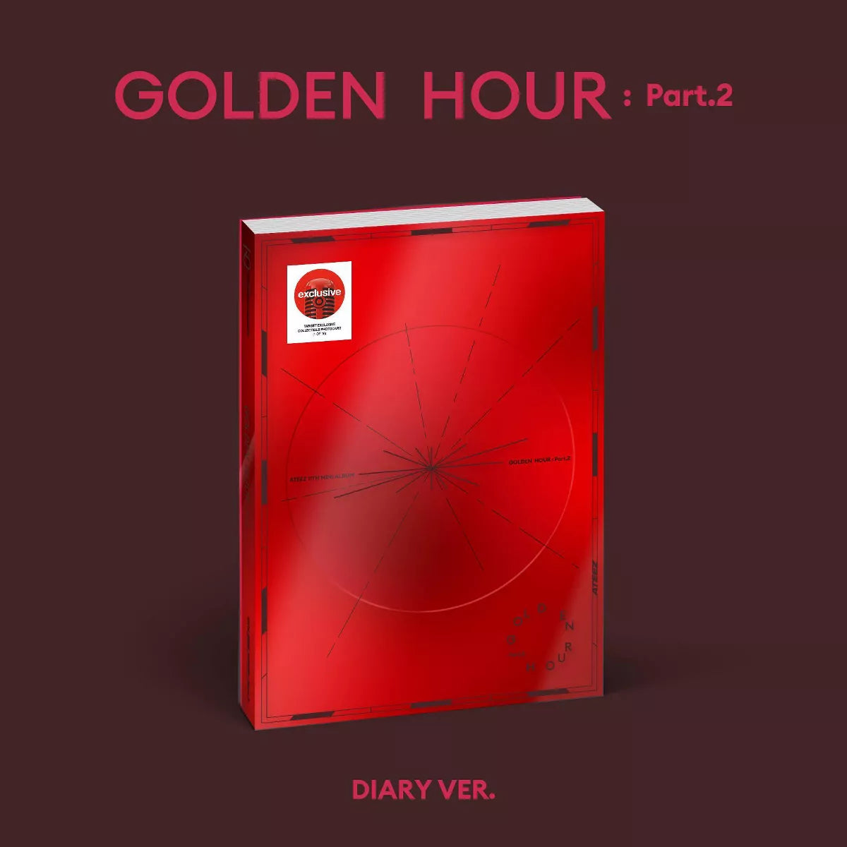 ATEEZ - 11th Mini Album [GOLDEN HOUR : Part.2] (TARGET EXCLUSIVE)