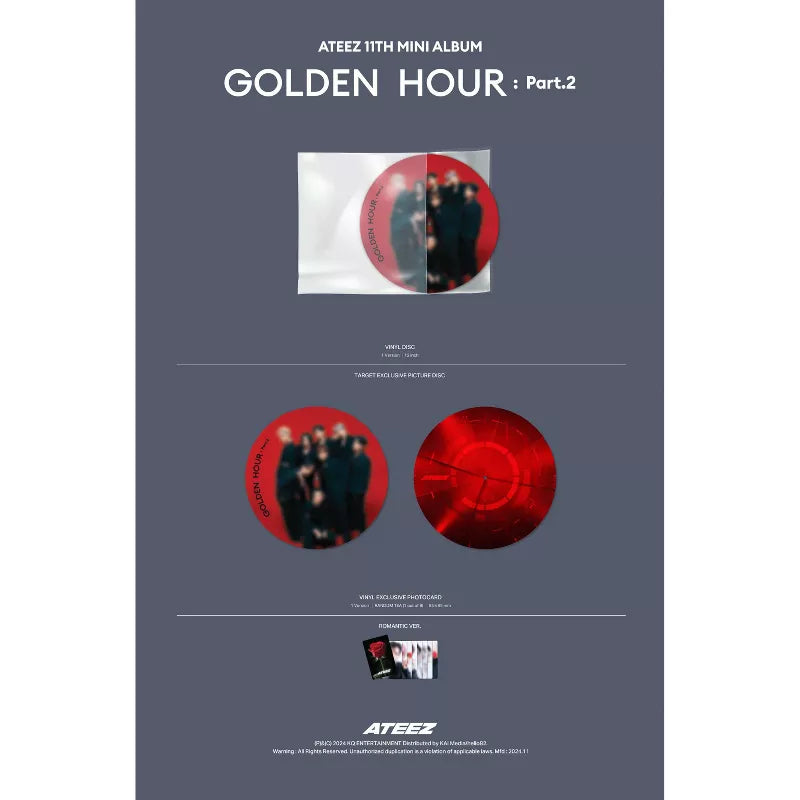 ATEEZ - 11th Mini Album [GOLDEN HOUR : Part.2] (TARGET EXCLUSIVE)