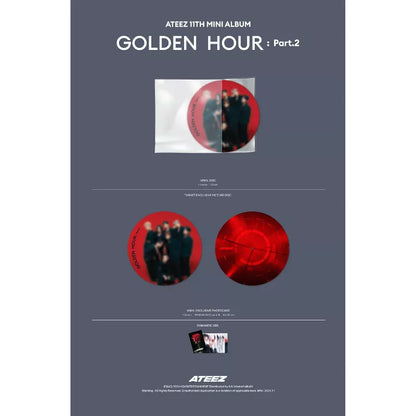 ATEEZ - 11th Mini Album [GOLDEN HOUR : Part.2] (TARGET EXCLUSIVE)