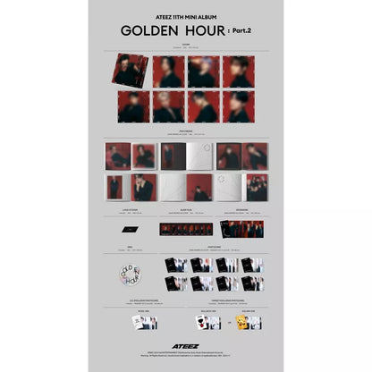ATEEZ - 11th Mini Album [GOLDEN HOUR : Part.2] (TARGET EXCLUSIVE)