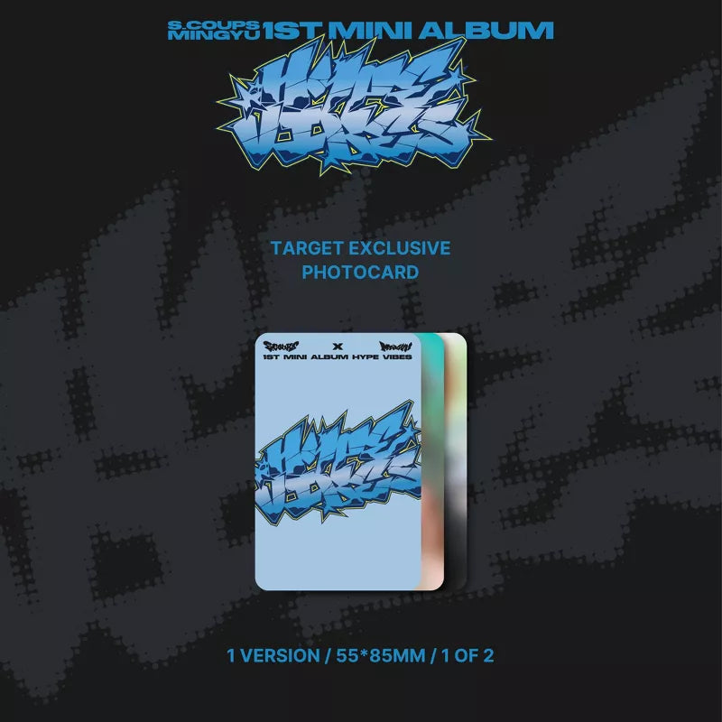 (PREVENTA) (SEVENTEEN) S.COUPS X MINGYU - 1ST MINI ALBUM [HYPE VIBES] (TARGET EXCLUSIVE)