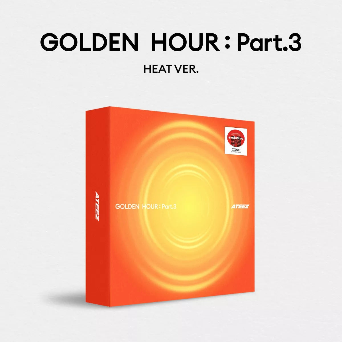 (PREVENTA) ATEEZ - GOLDEN HOUR : Part.3 (TARGET EXCLUSIVE)