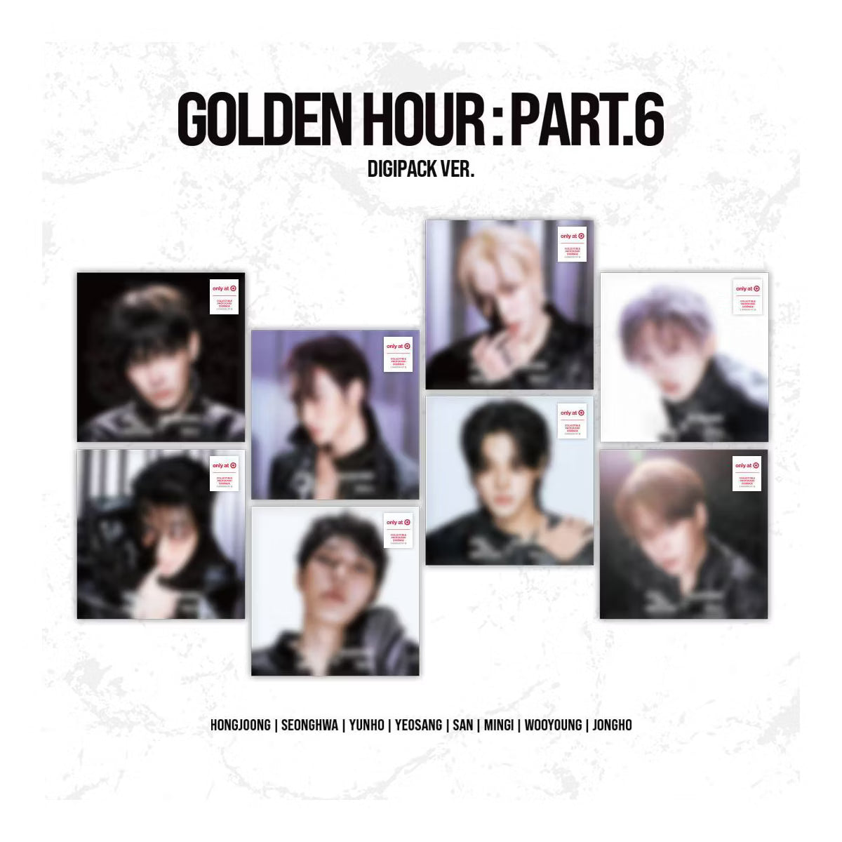 (PREVENTA) ATEEZ - 15TH MINI ALBUM [GOLDEN HOUR : Part.6] (TARGET EXCLUSIVE)