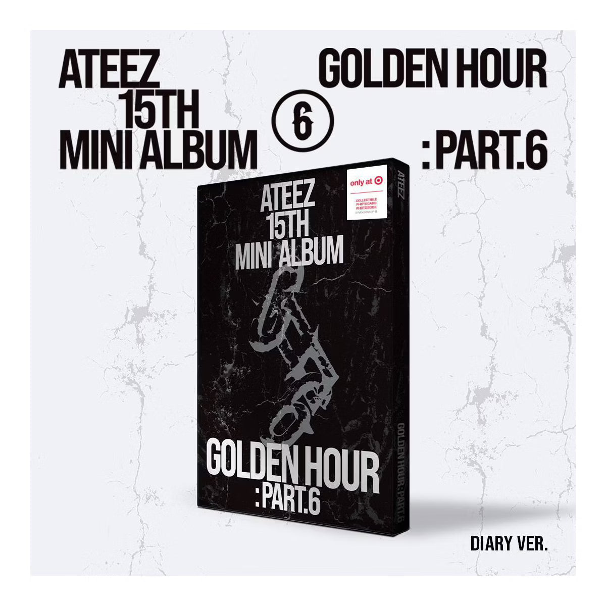 (PREVENTA) ATEEZ - 15TH MINI ALBUM [GOLDEN HOUR : Part.6] (TARGET EXCLUSIVE)