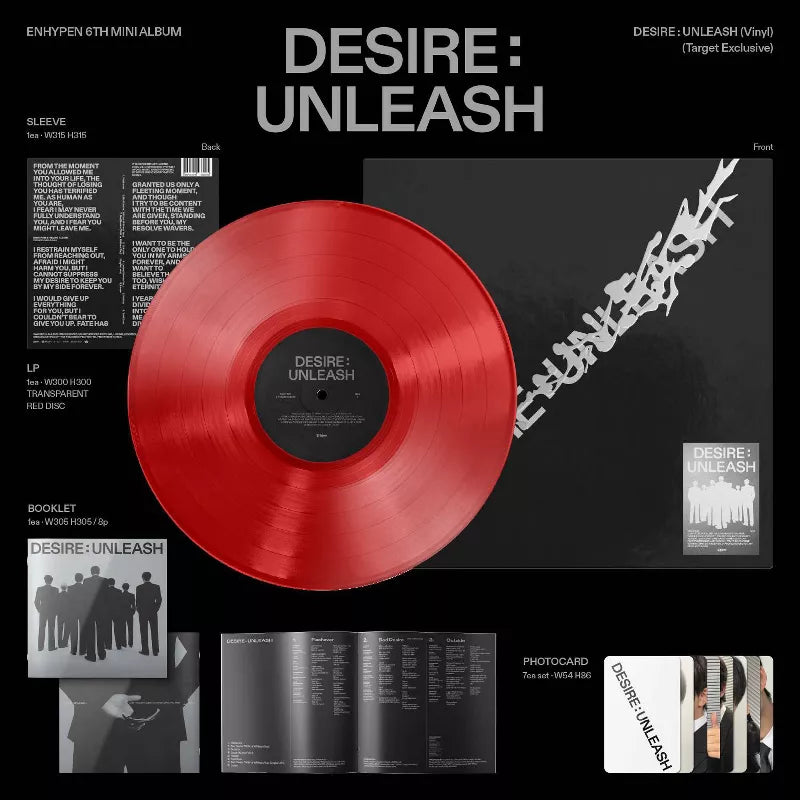 (PREVENTA) ENHYPEN - DESIRE : UNLEASH VINYL (Target Exclusive)
