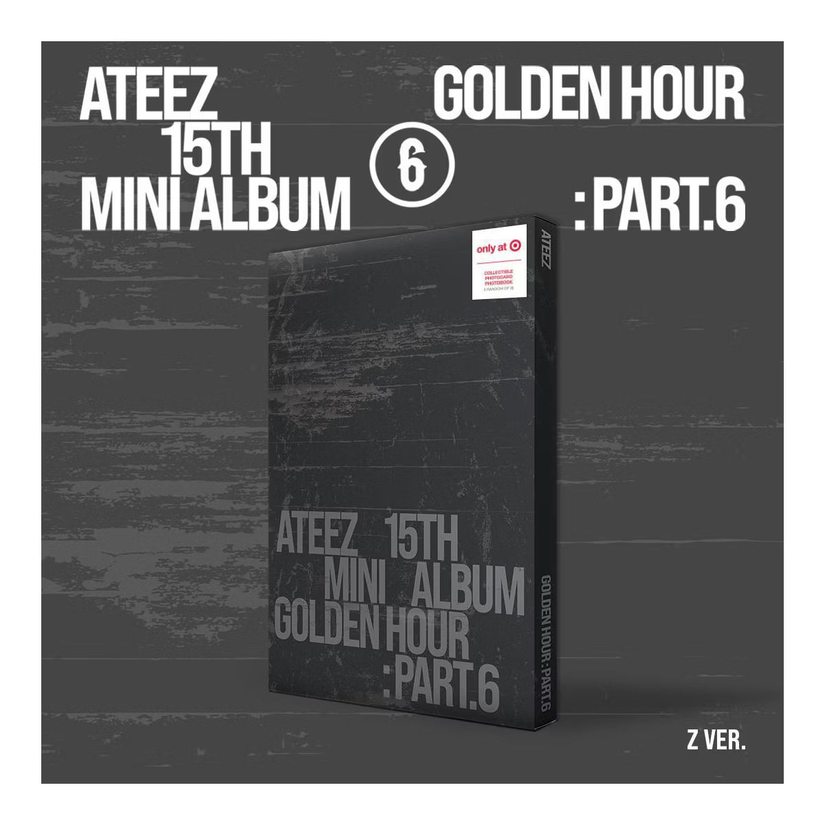 (PREVENTA) ATEEZ - 15TH MINI ALBUM [GOLDEN HOUR : Part.6] (TARGET EXCLUSIVE)