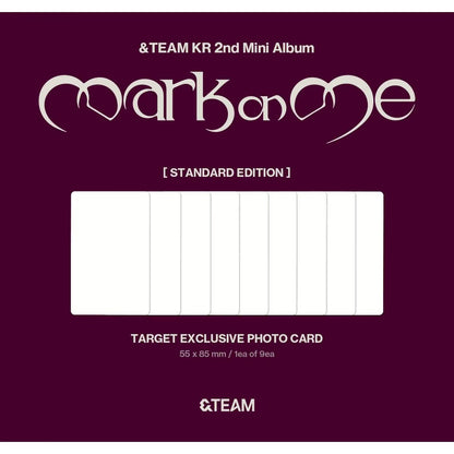 (PREVENTA) &TEAM - Mark On Me (Target Exclusive)