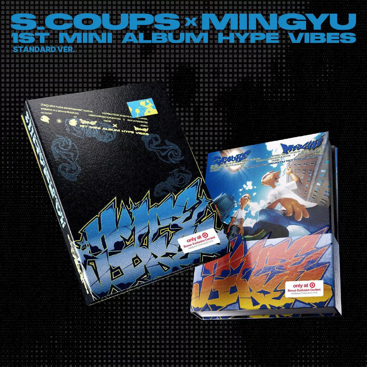 (PREVENTA) (SEVENTEEN) S.COUPS X MINGYU - 1ST MINI ALBUM [HYPE VIBES] (TARGET EXCLUSIVE)