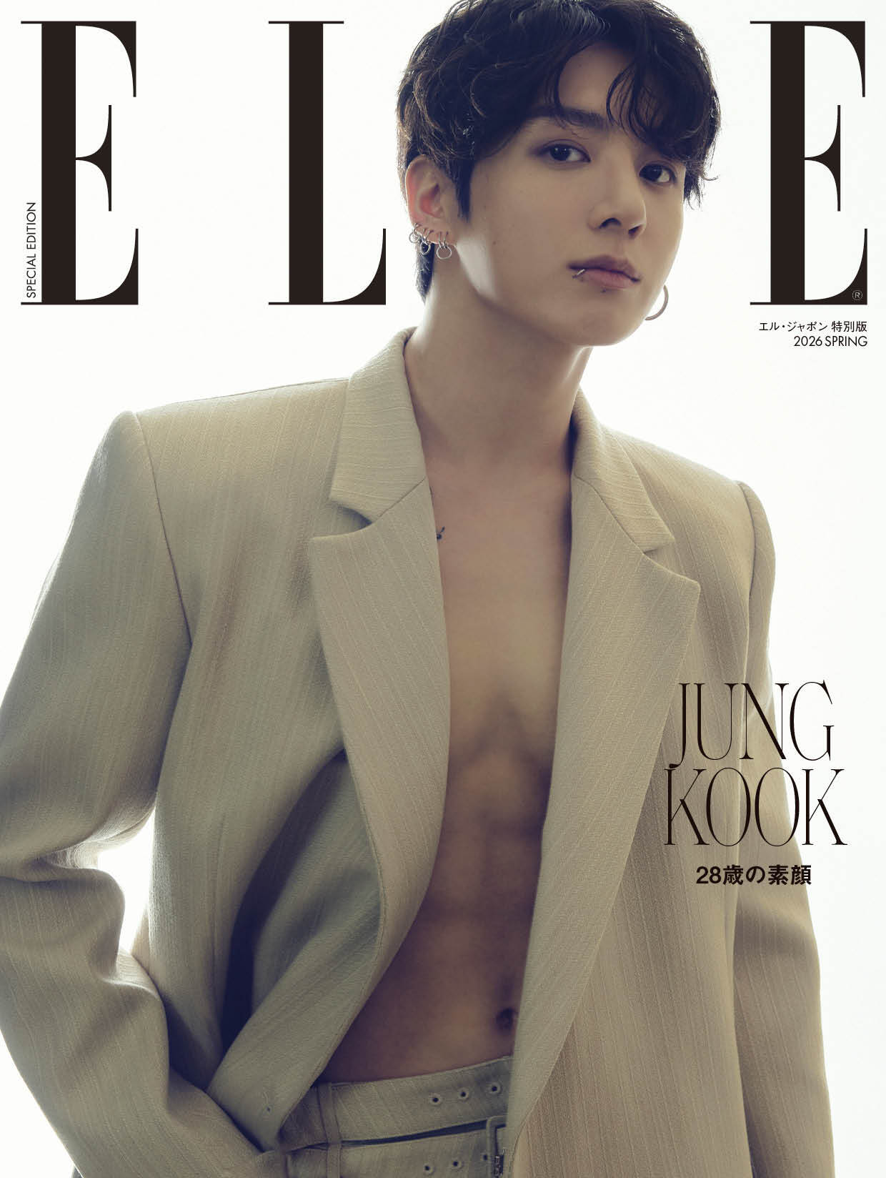 (PREVENTA) (BTS) JUNG KOOK - SPRING 2026 [ELLE] JAPAN