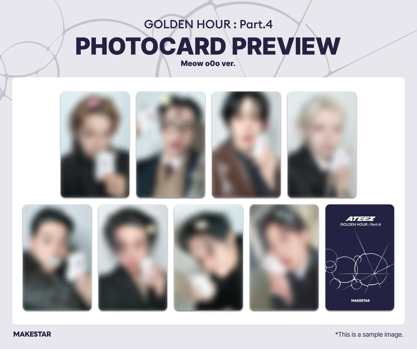 (PREVENTA) ATEEZ - 13TH MINI ALBUM [GOLDEN HOUR : Part.4] (POCAALBUM) + MAKESTAR GIFT