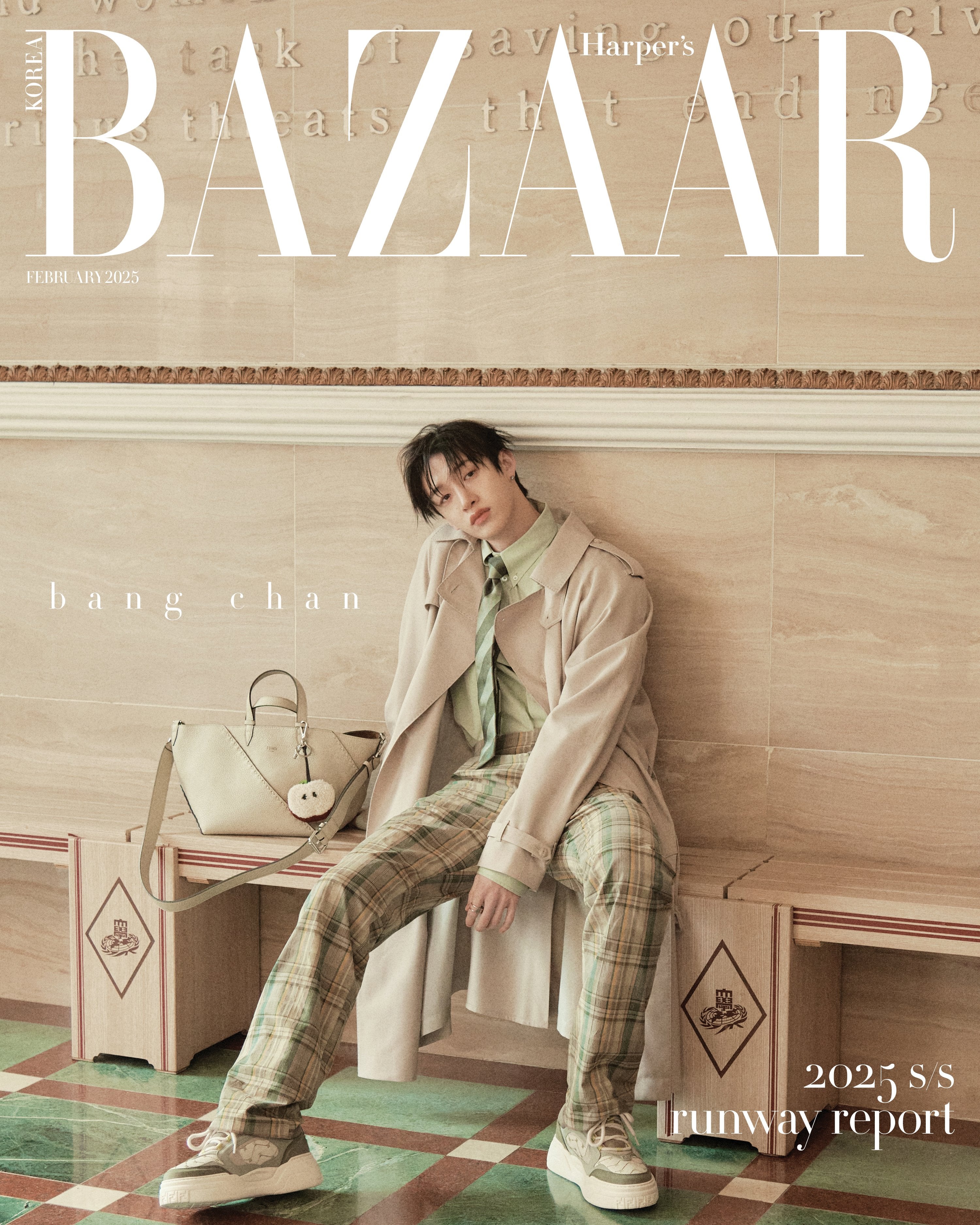 BANG CHAN (Stray Kids) - FEBRUARY 2025 [BAZAAR] – K-POP WORLD