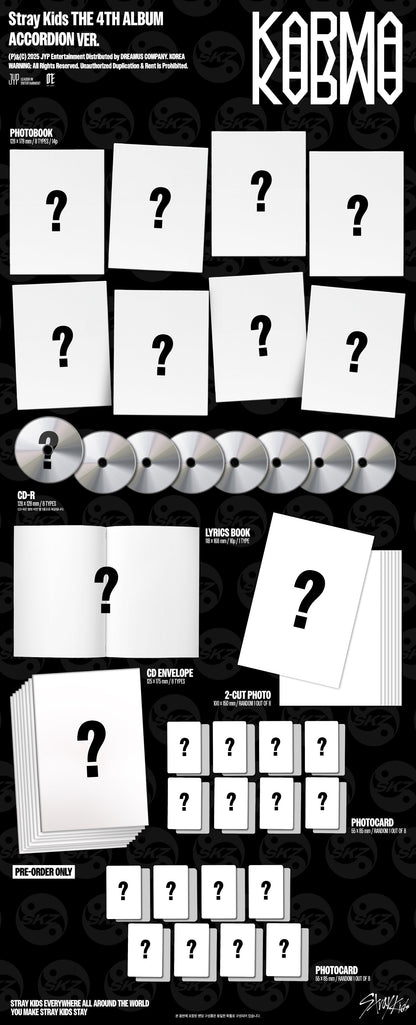 (PREVENTA) STRAY KIDS - 4th album [KARMA] + JYP GIFT