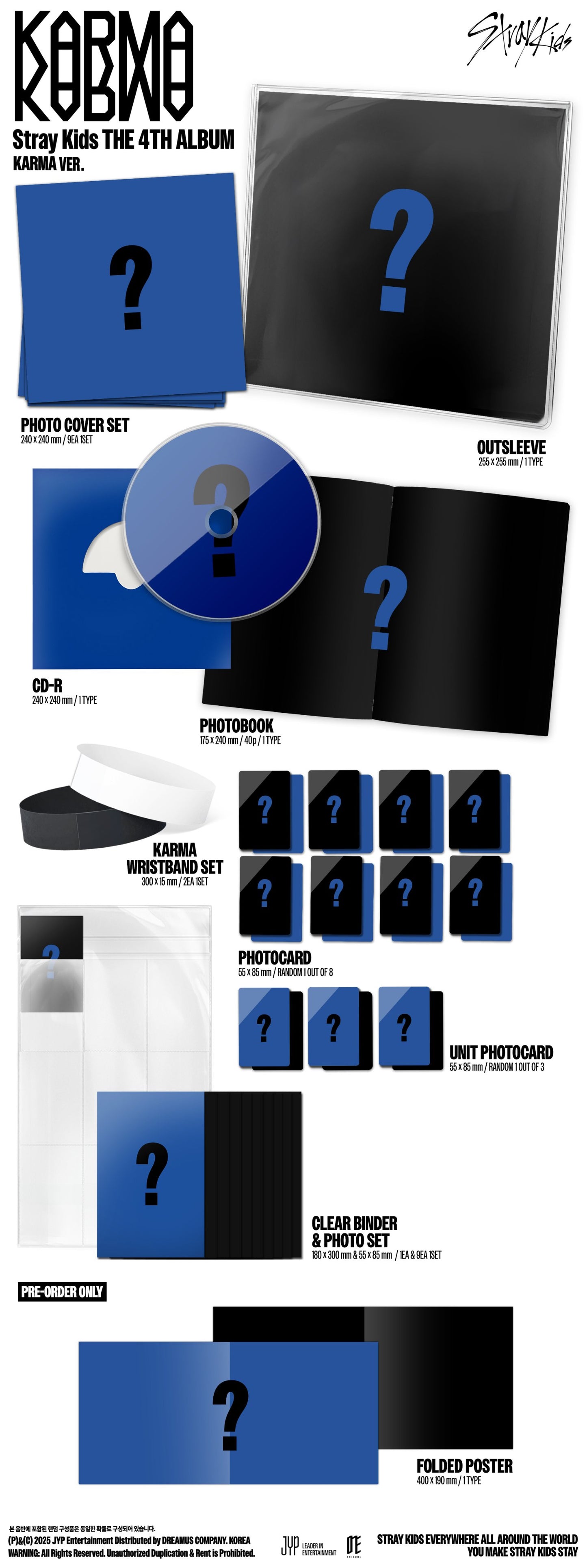 (PREVENTA) STRAY KIDS - 4th album [KARMA] + JYP GIFT