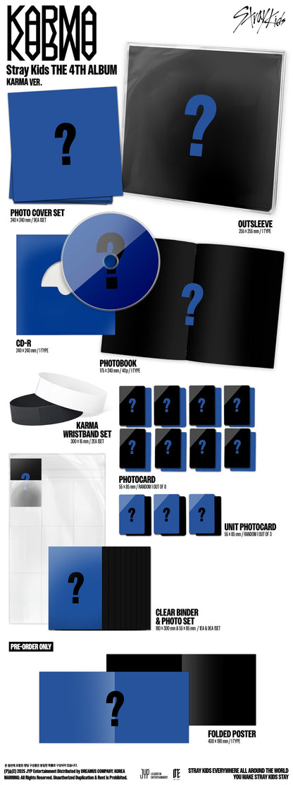 (PREVENTA) STRAY KIDS - 4th album [KARMA] + JYP GIFT