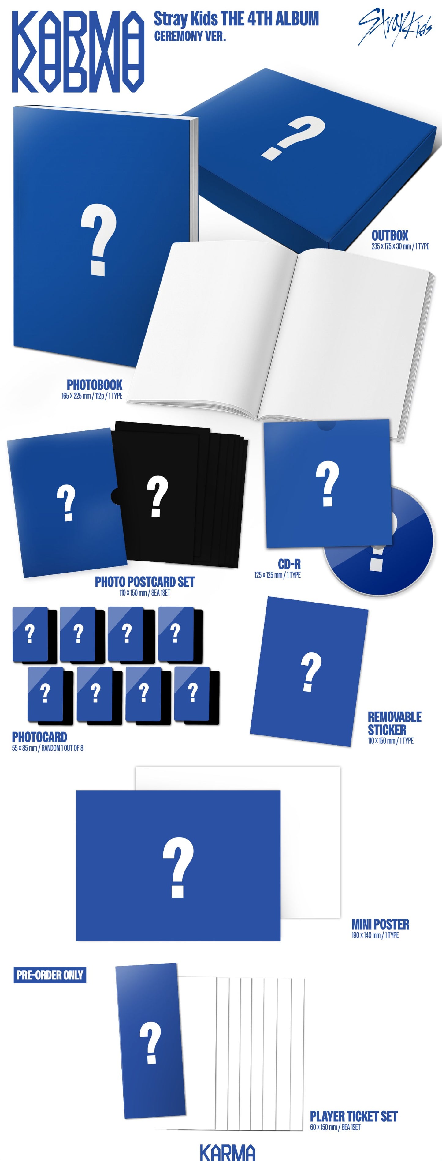 (PREVENTA) STRAY KIDS - 4th album [KARMA] + JYP GIFT
