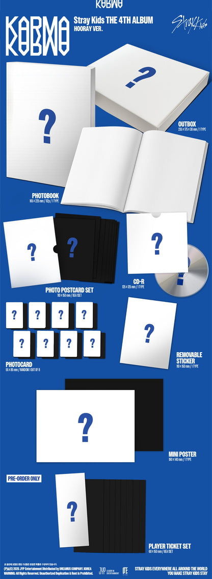 (PREVENTA) STRAY KIDS - 4th album [KARMA] + JYP GIFT