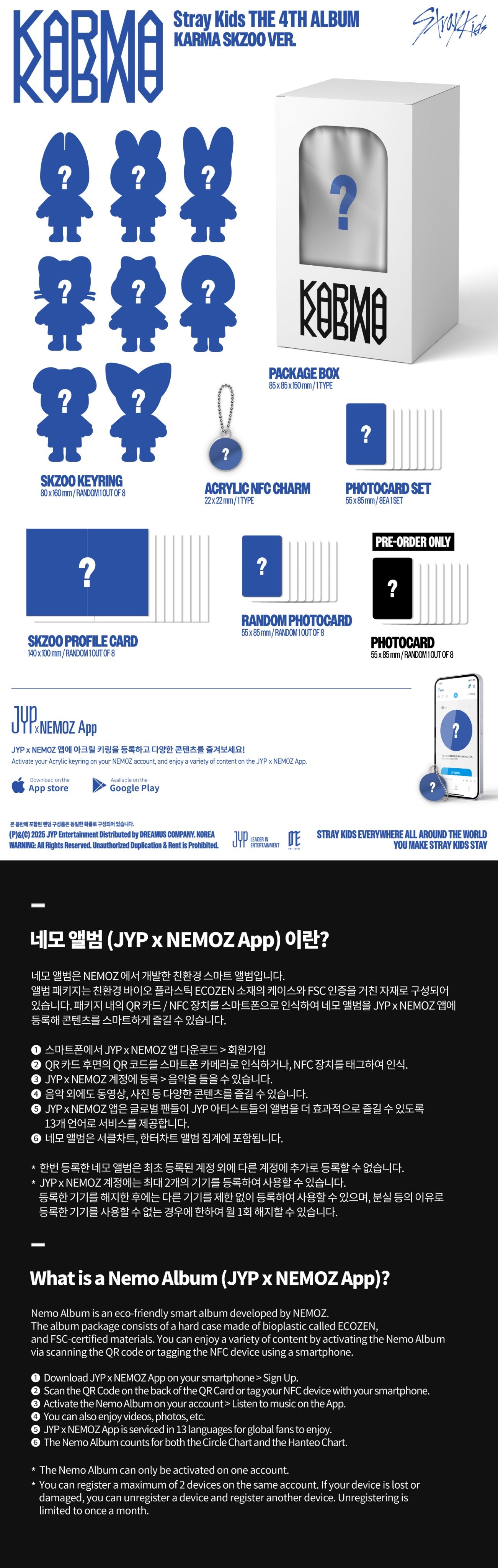 (PREVENTA) STRAY KIDS - 4th album [KARMA] + JYP GIFT