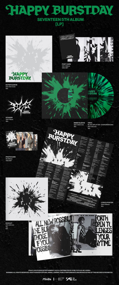 (PREVENTA) SEVENTEEN - 5th Album 'HAPPY BURSTDAY' [LP]