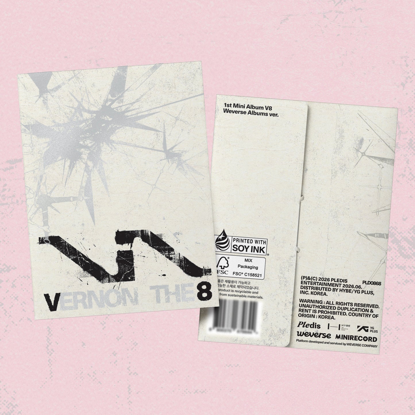 (PREVENTA) V8 (SEVENTEEN) - 1st Mini Album 'V8' + SOUNDWAVE GIFT