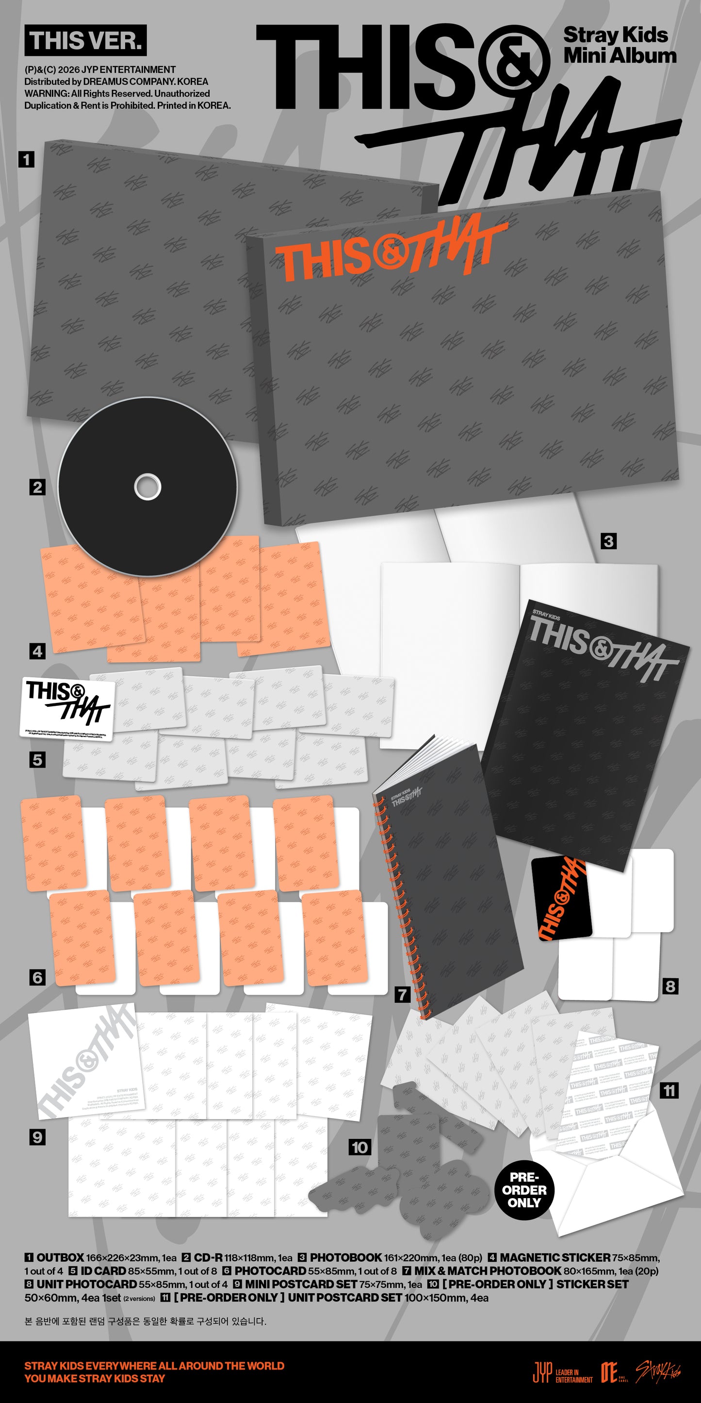 (PREVENTA) STRAY KIDS - mini album [THIS & THAT]