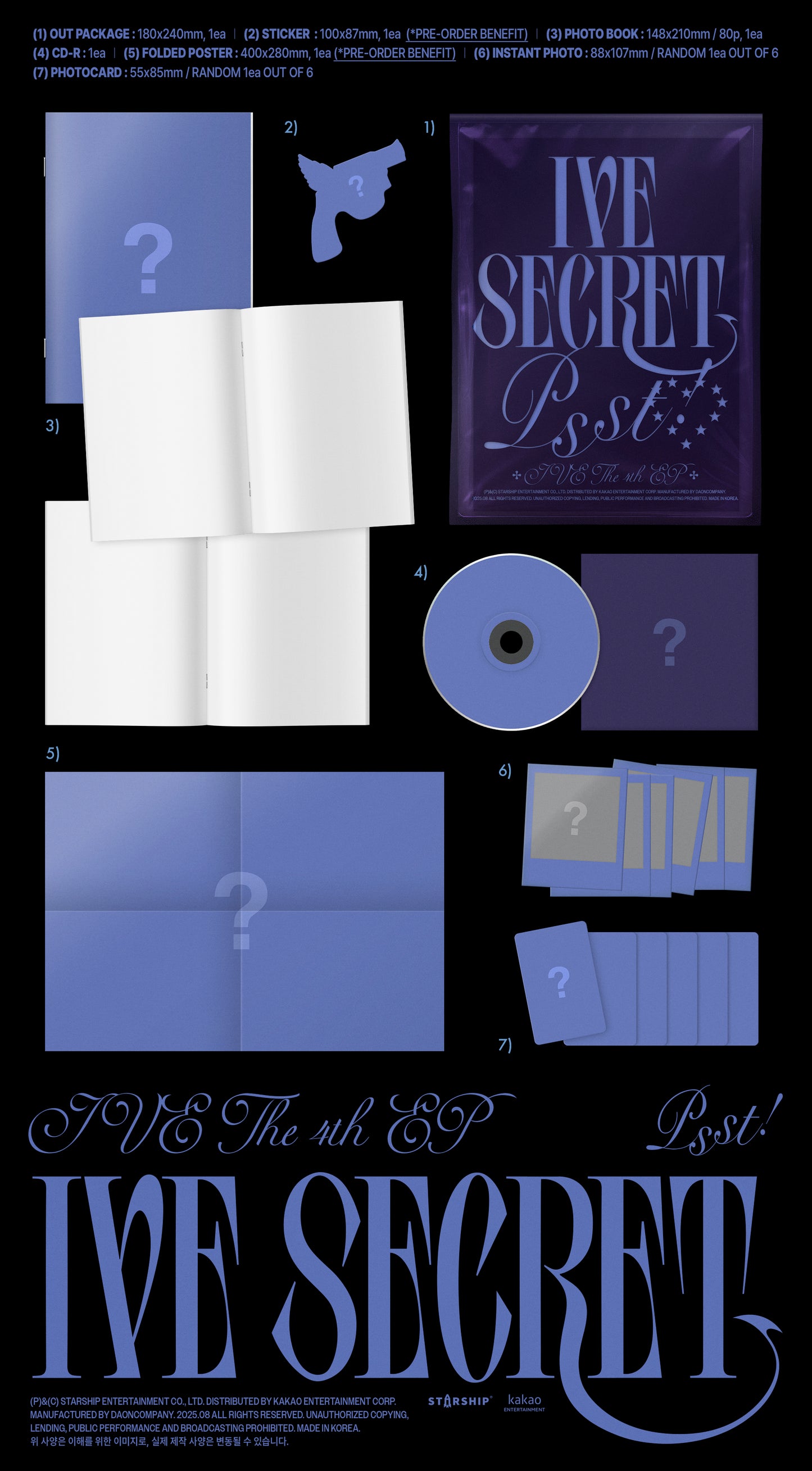 (PREVENTA) IVE - THE 4TH EP [IVE SECRET]