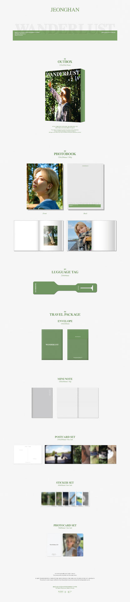 (PREVENTA) SEVENTEEN JEONGHAN - [WANDERLUST] PHOTOBOOK