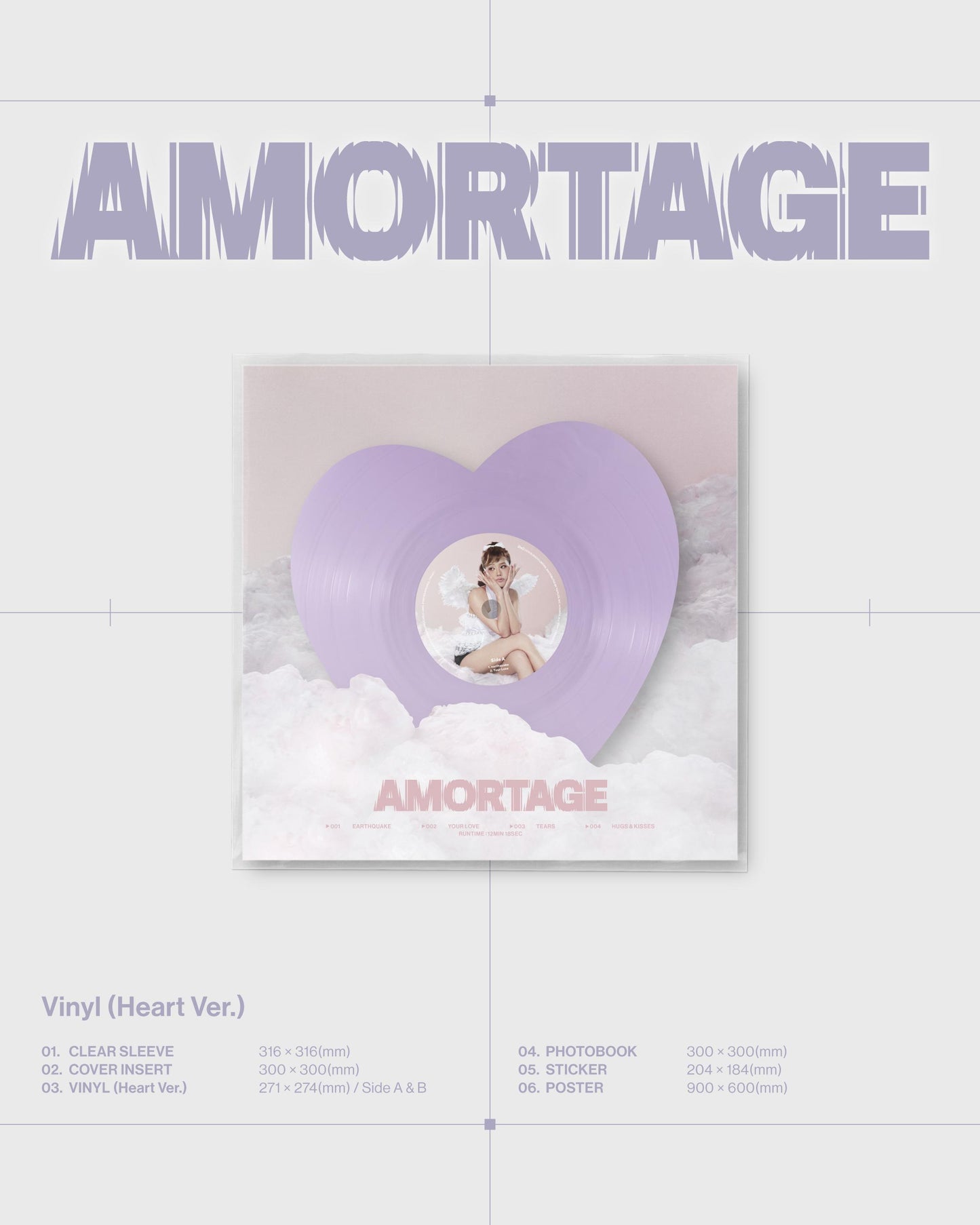 (PREVENTA) JISOO - Mini Album [AMORTAGE] Vinyl