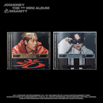 (PREVENTA) (MONSTA X) JOOHONEY - THE 2ND MINI ALBUM 光 (INSANITY)