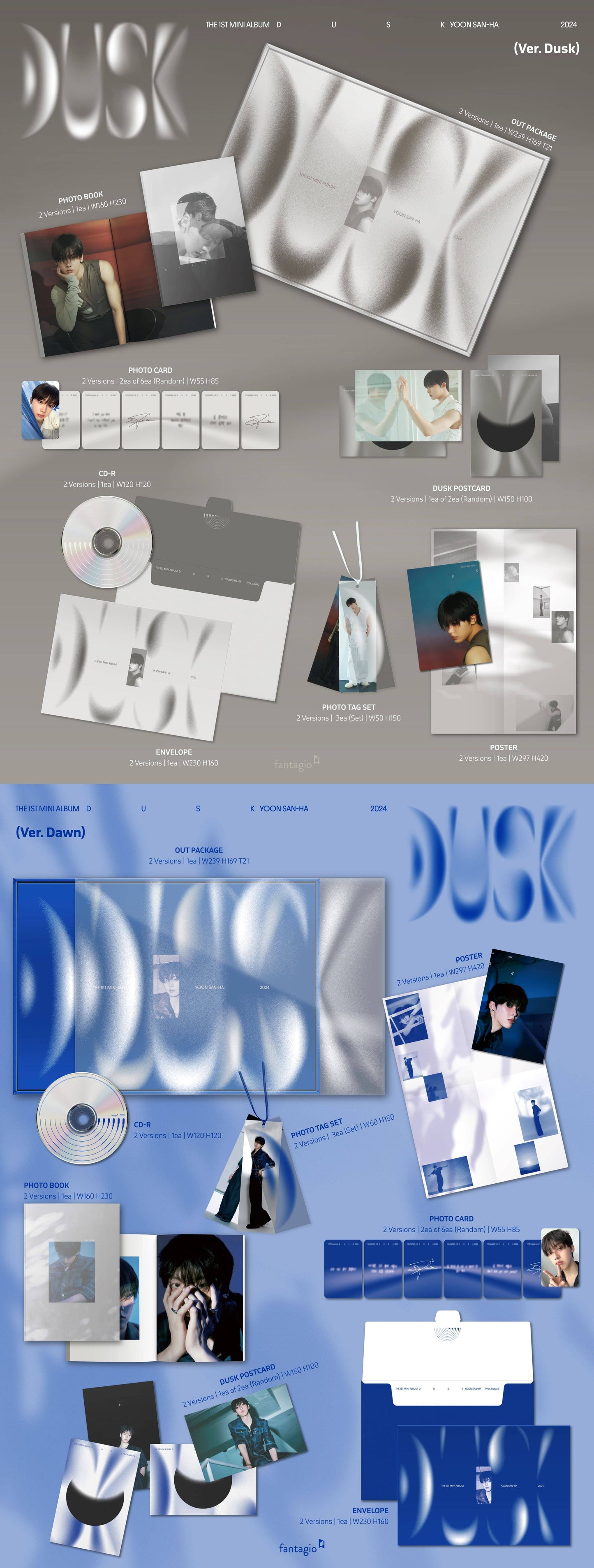 YOON SANHA (ASTRO) - 1st Mini Album [DUSK]