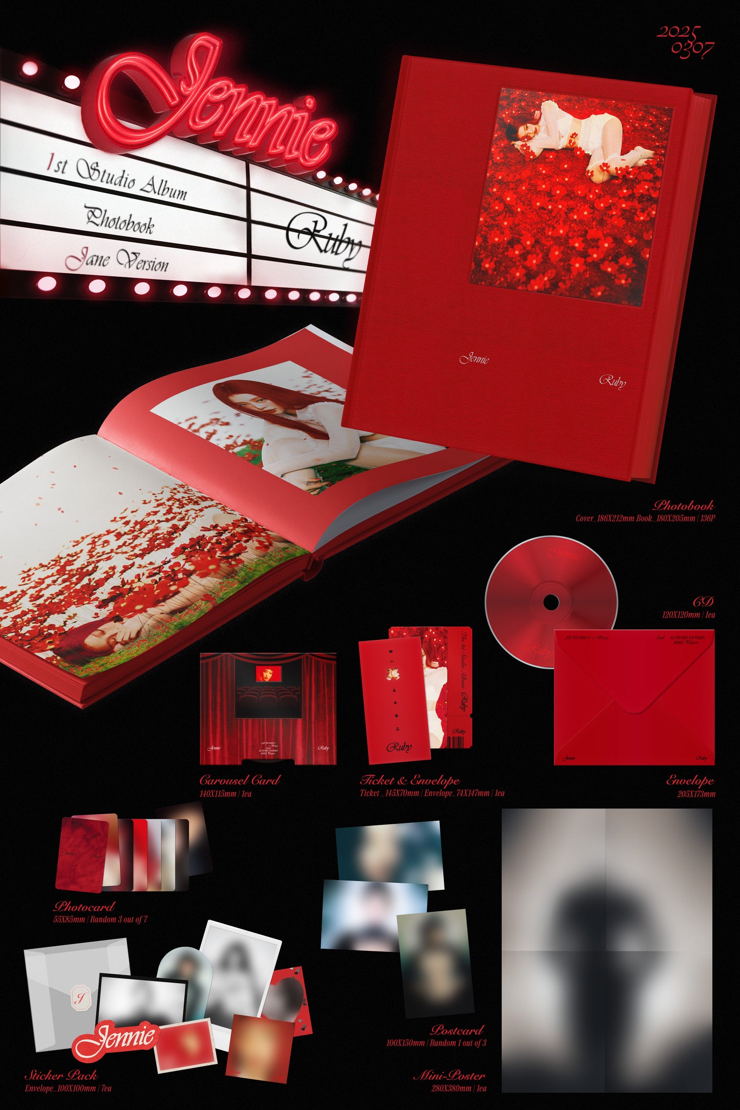 (PREVENTA) JENNIE - 1st Studio Album [RUBY] (PHOTOBOOK) + APPLEMUSIC GIFT