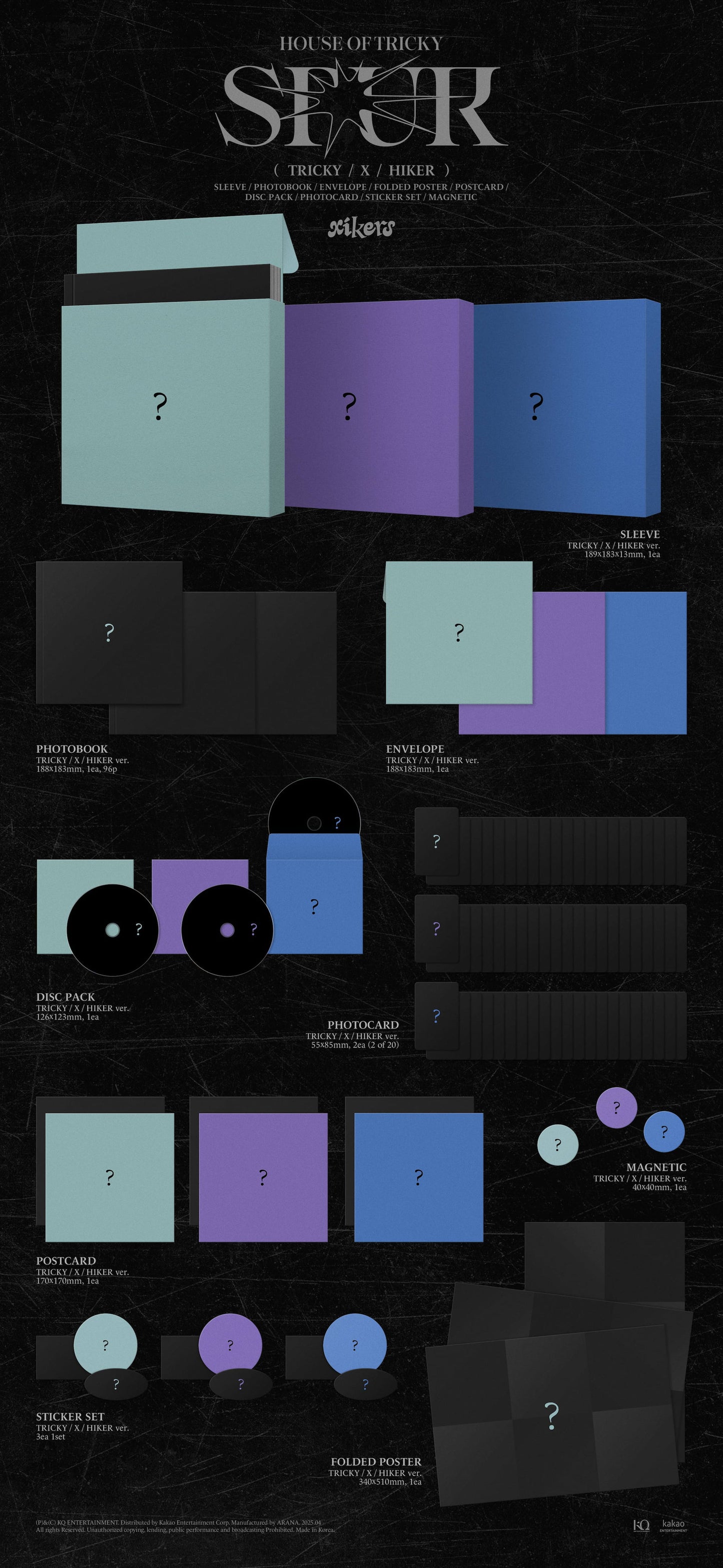 (PREVENTA) XIKERS - 5TH MINI ALBUM [HOUSE OF TRICKY : SPUR]