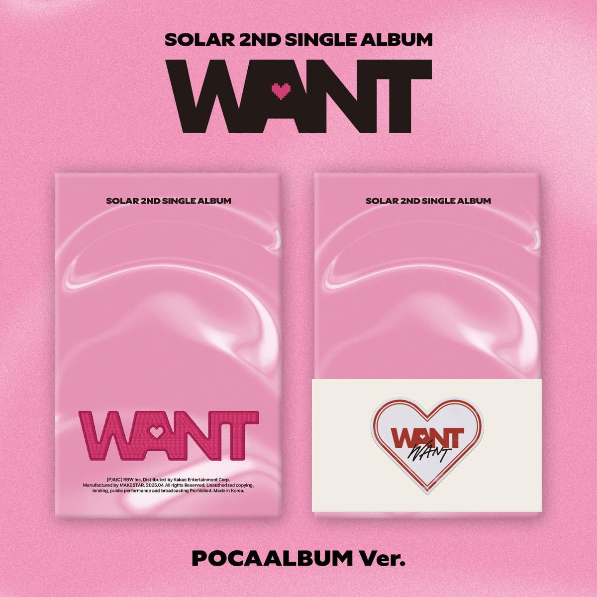 (PREVENTA) Solar (MAMAMOO) - 2nd Single Album [WANT]