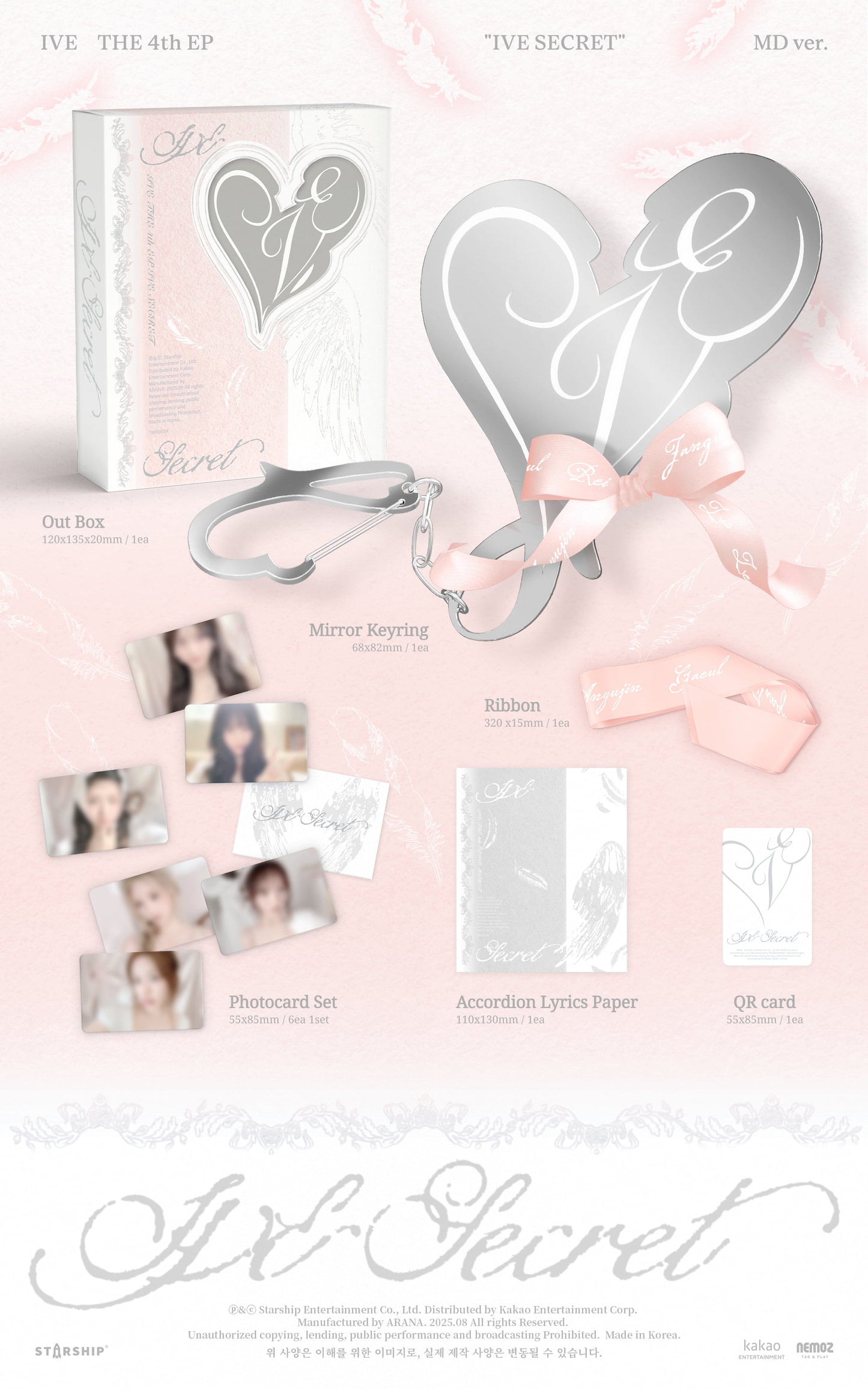 (PREVENTA) IVE - THE 4th EP [IVE SECRET] (MD VER.) (Limited Edition)
