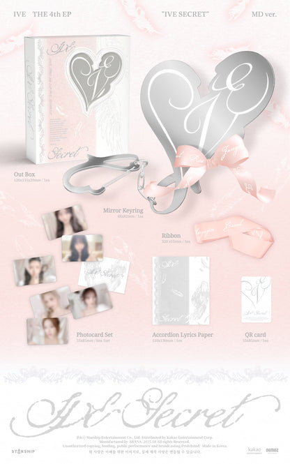 (PREVENTA) IVE - THE 4th EP [IVE SECRET] (MD VER.) (Limited Edition)