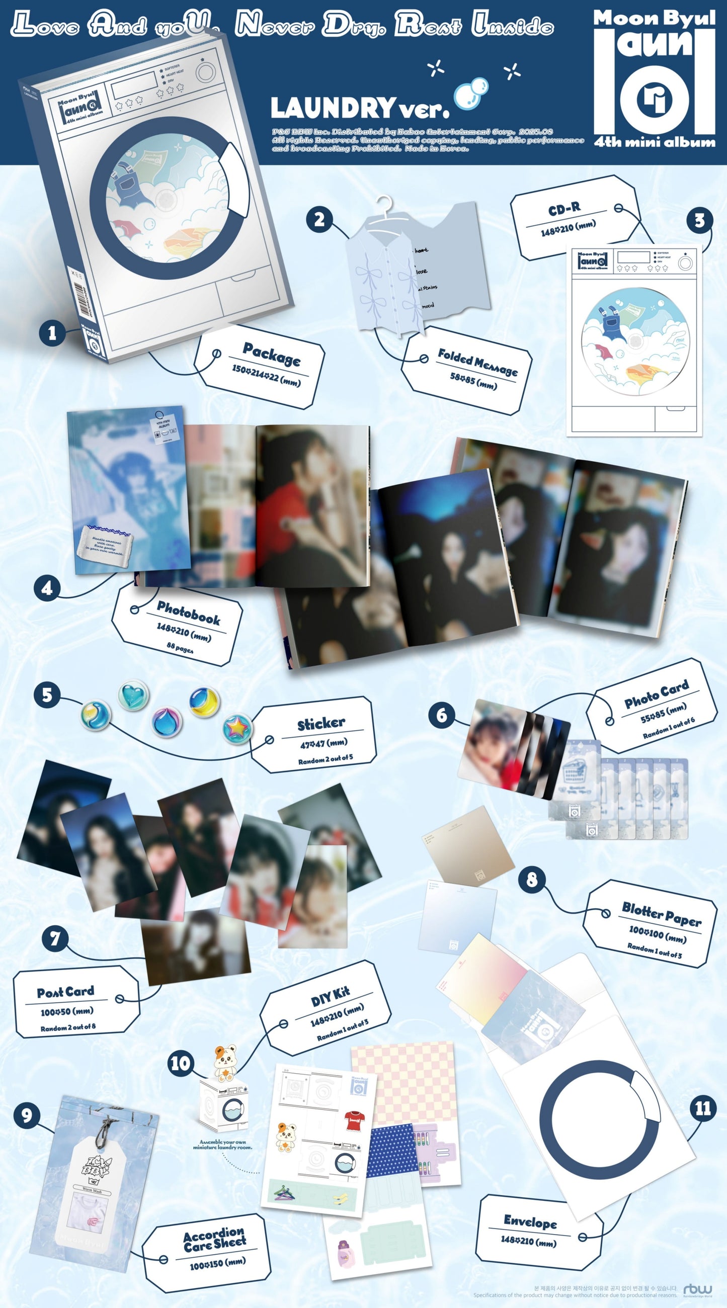 (PREVENTA) MOON BYUL (MAMAMOO) - 4TH MINI ALBUM [laundri]