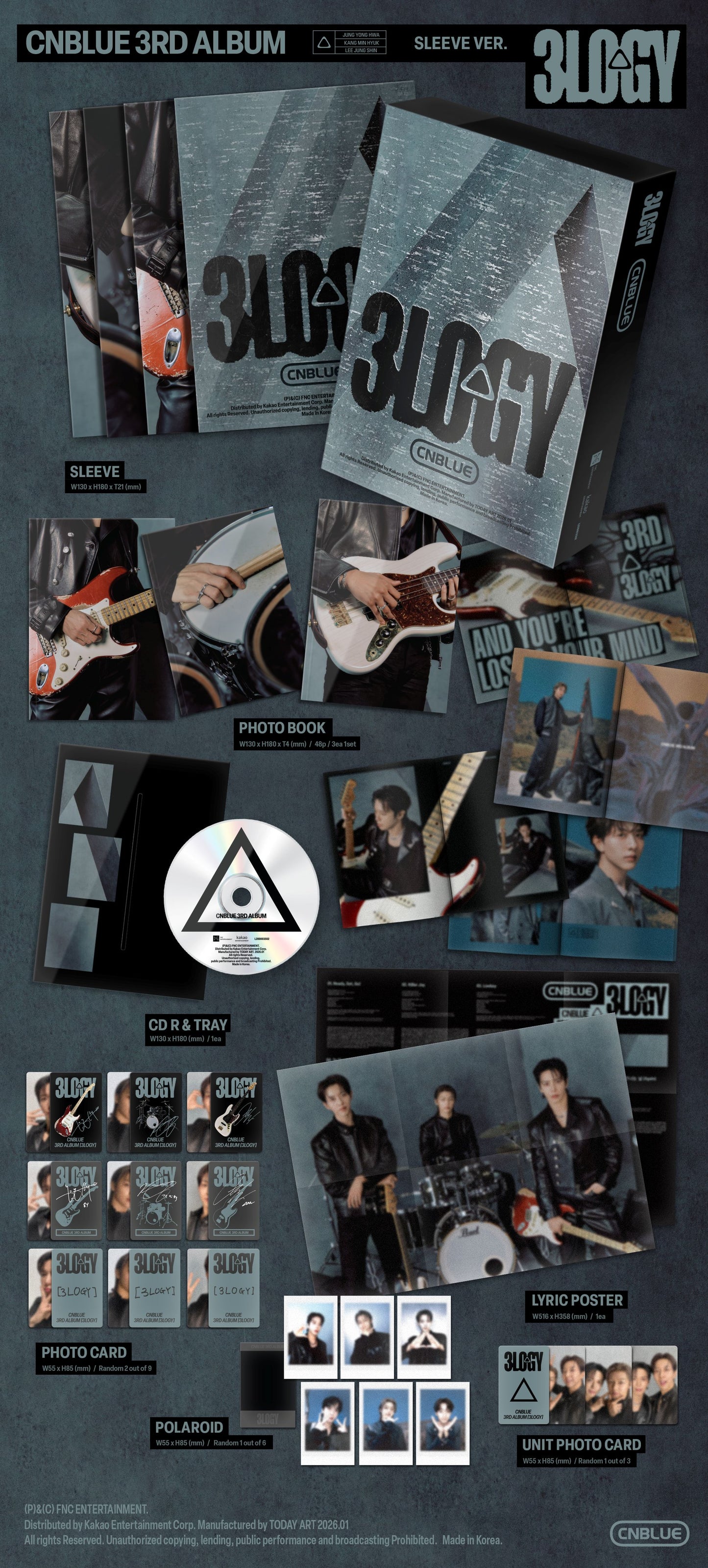 (PREVENTA) CNBLUE - 3rd Album [3LOGY]
